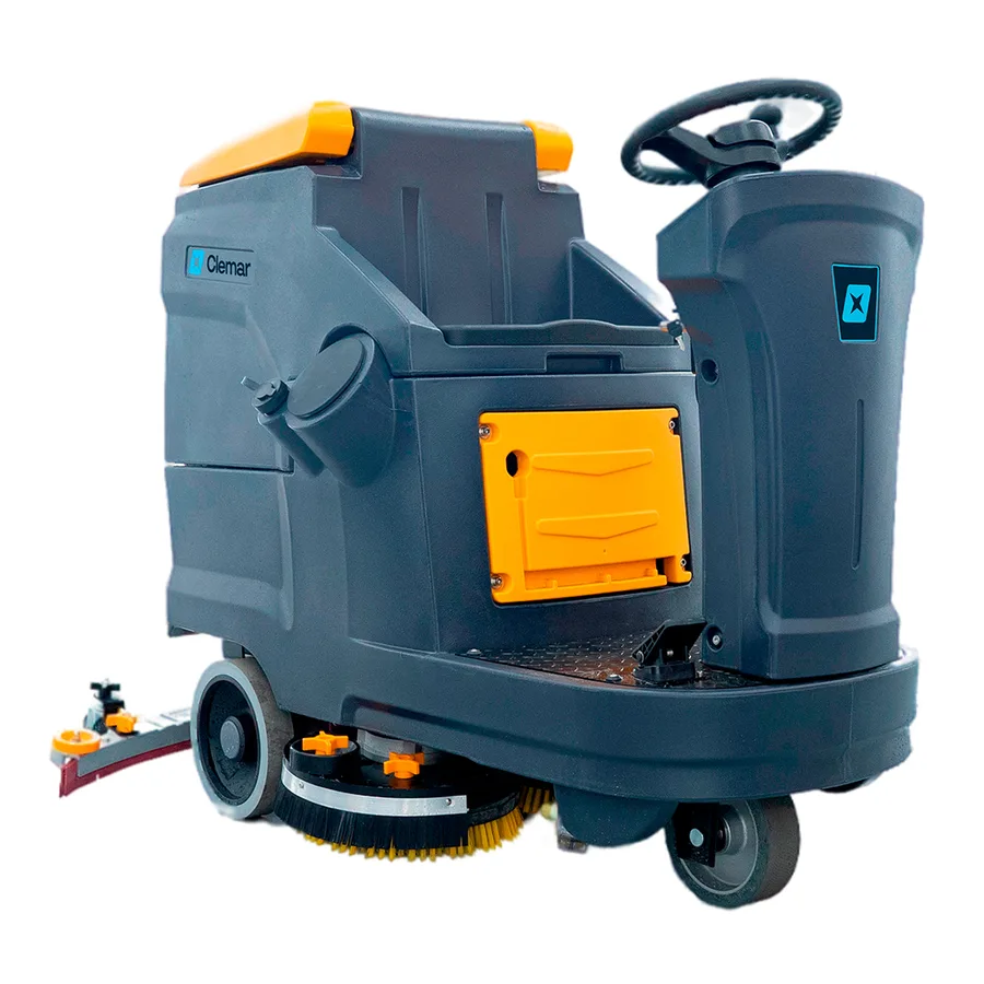 Clemar K70 — professional, o‘tiruvchi joyli pol yuvish mashinasi