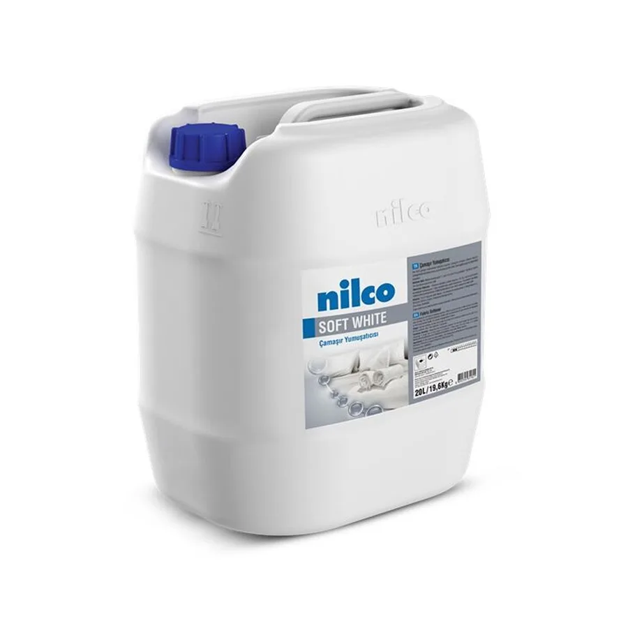 “Kir yuvish uchun yumshatgich vositasi NILCO SOFT WHITE 20L / 19,6 KG”