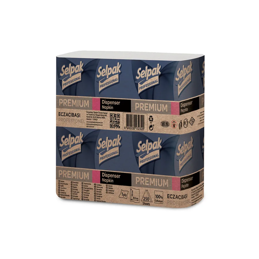SELPAK Professional 18 * 250 dispenser salfetkasi 1 qatlam