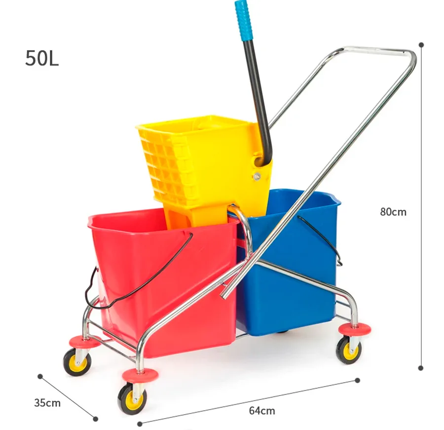 Ikki chelakli aravacha 2×20 l bilan siqish tizimi