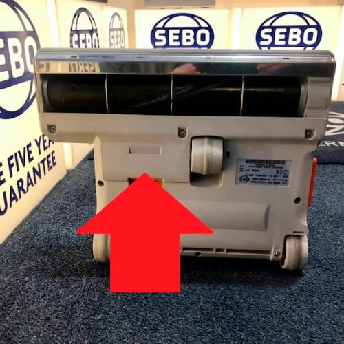 Sebo 370 Evolution changyutgichining pastki orqa plastinka qismi.