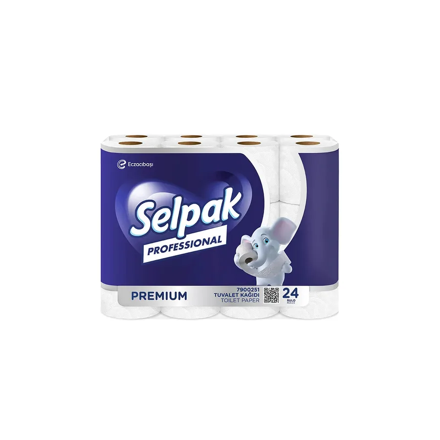 SELPAK Professional Premium tualet qog'ozi 24 * 3 dona 3 qatlam